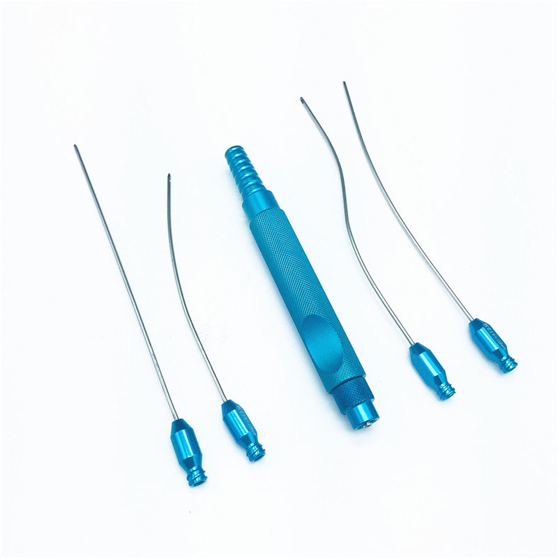 liposuction handpiece with cannulas
